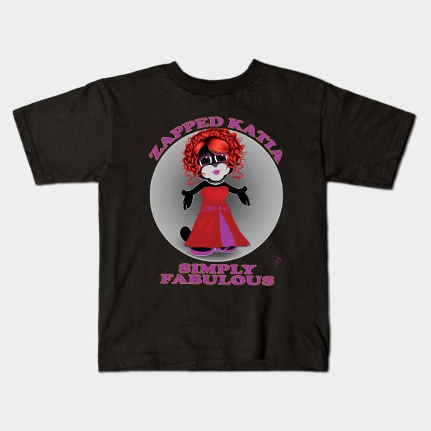 Zapped Katia - Simply Fabulous Kids T-Shirt by EdantzDesign